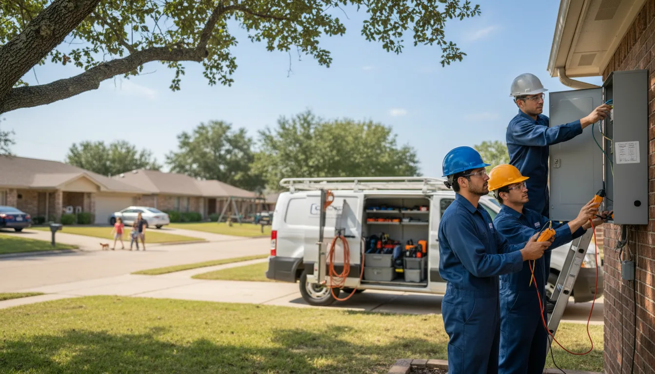 Certified electrician providing emergency electrical services in Ashville, PA